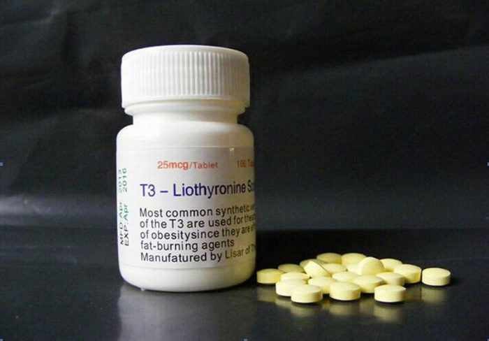 T3 Liothyronine sodium Oral Steroids Tablets 40mcg 100pcs - Image 2