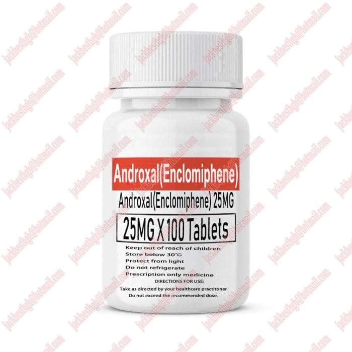 Androxal Enclomiphene Oral Steroids Tablets 25mg 100pcs